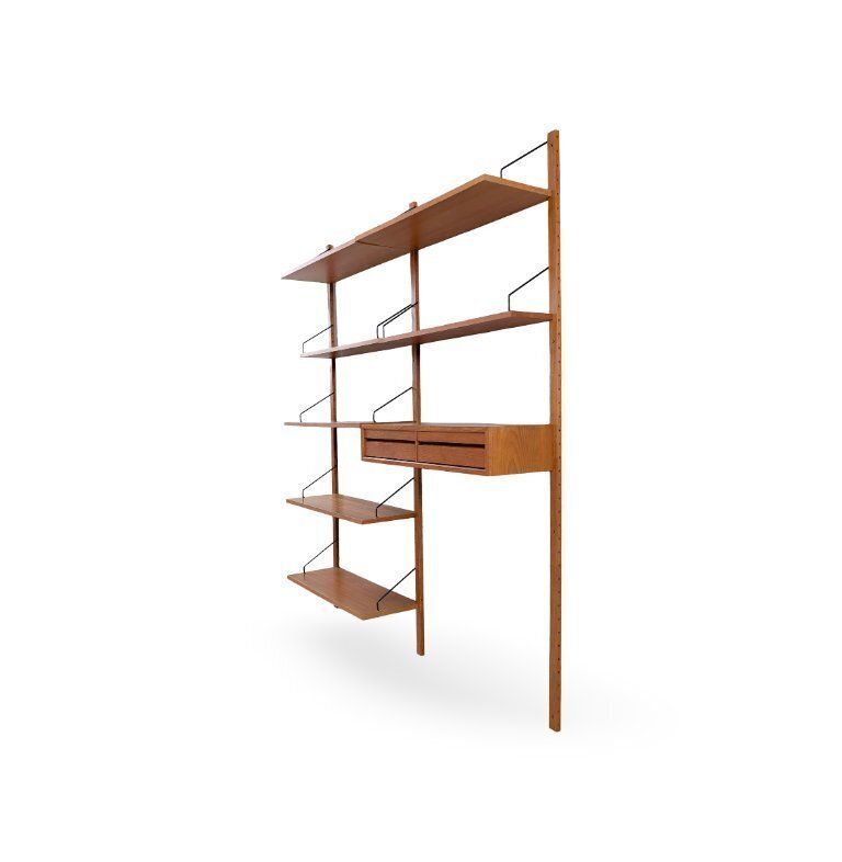 Bibliothèque murale mid-century Poul Cadovius Royal Systeme Cado6 photo furniture
