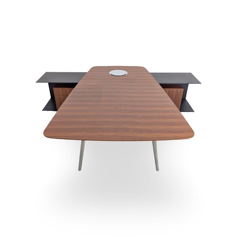 Walter Knoll Desk Keypiece Design Desk Eoos Walnut photo for sale