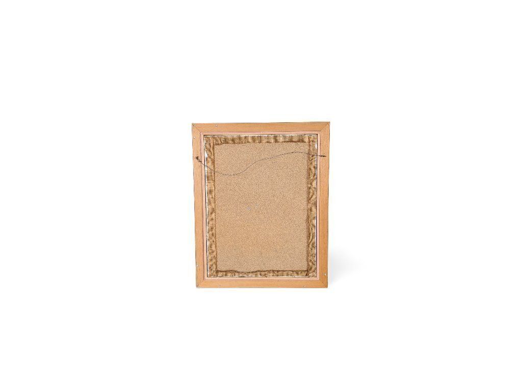 Composition murale encadrée Möck sur toile de jute, forme abstraite photo 605.0