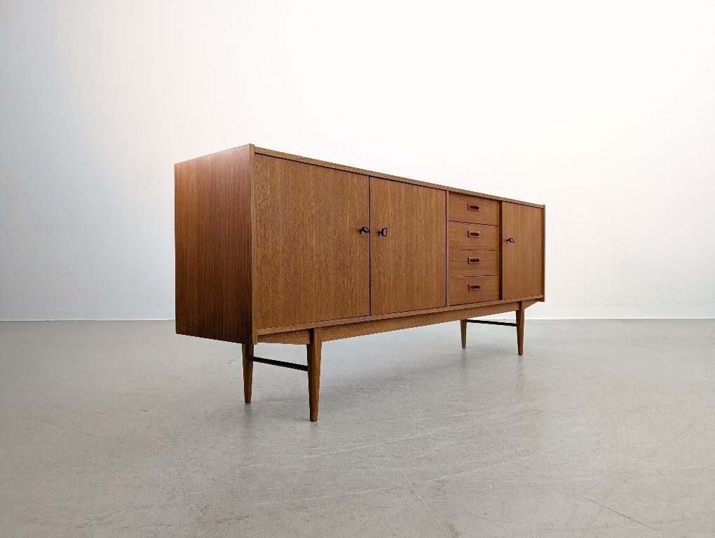 Mid Century Dressoir Teak Deens Design Vintage Ladekast photo vinterior
