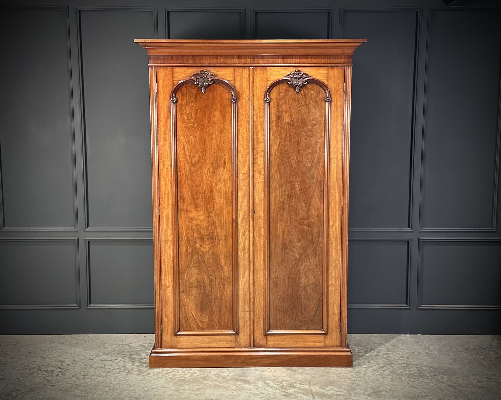 Victorian Mahogany Double Wardrobe