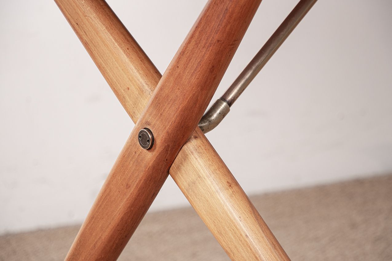 Danish Dining Table In Solid Teak And Beech And Brass, Model At 303 By Hans Wegner For Andreas Tuck 1960. photo vintage