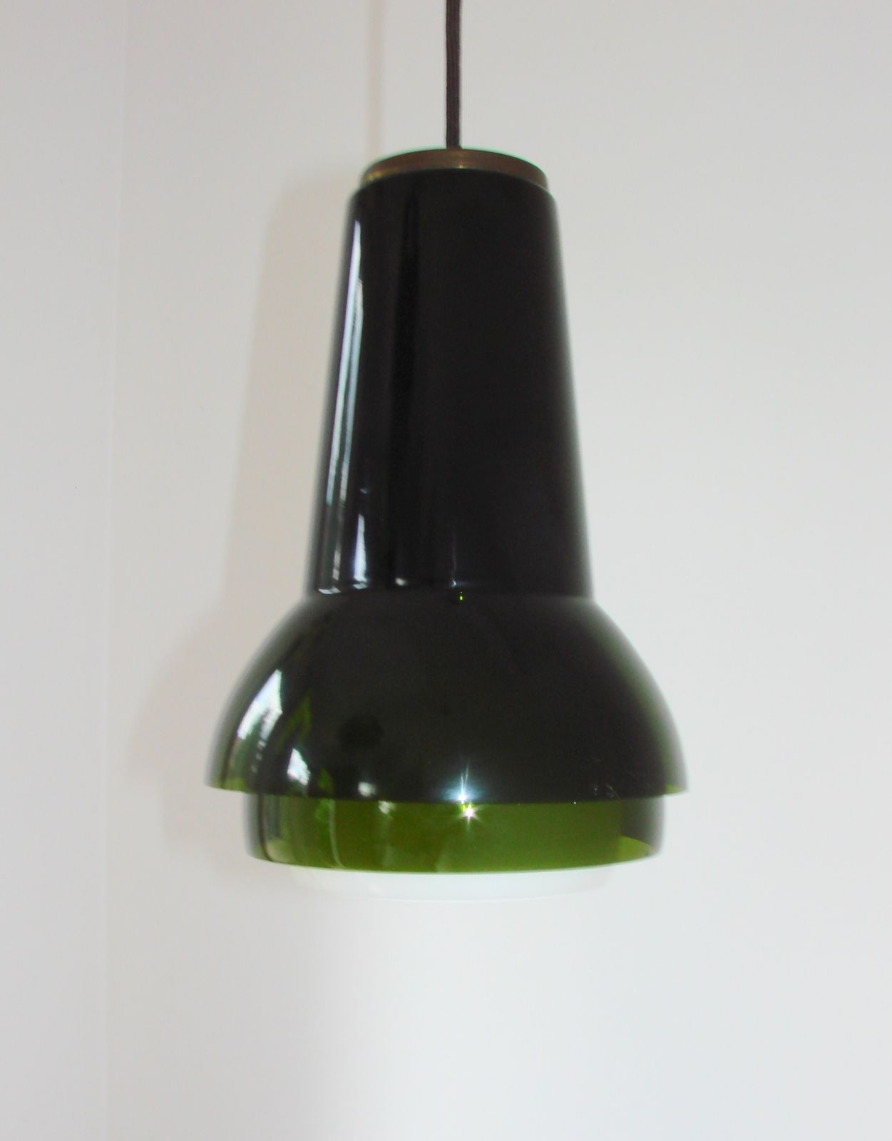 Fog & Mørup Lamp, Jaren 1970, Glas photo Verlichting