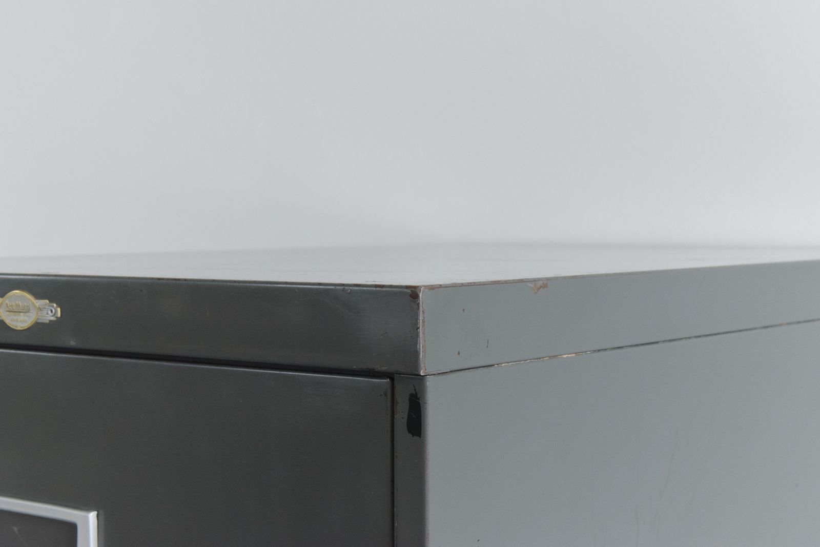 Vintage Grey Metal Filing Cabinet By Art Metal photo Furniture