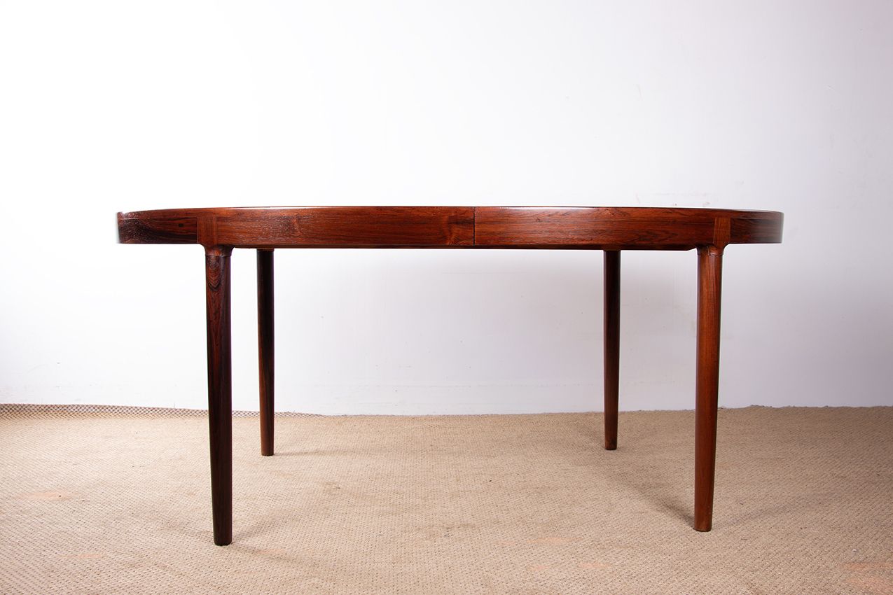 Large Oval, Extendable Danish Rosewood Dining Table By Harry østergaard For Randers Mobelfabrik 1960. photo furniture