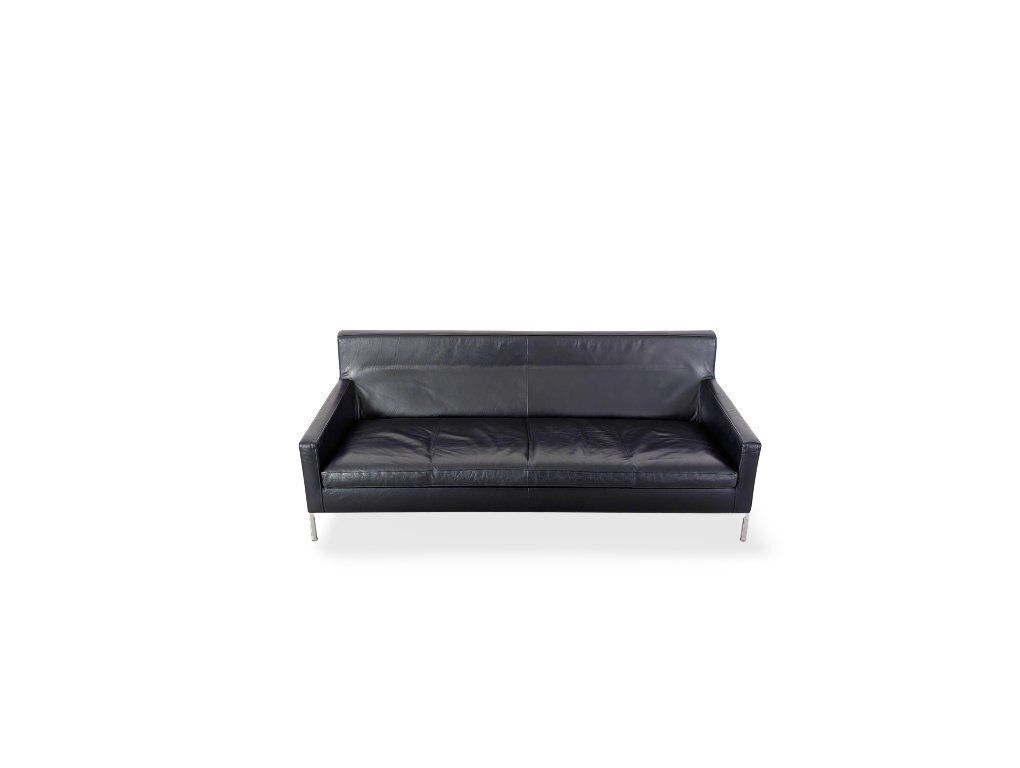 Zanotta Sofa, Italiaans Design, Leer, Zwart photo Meubels