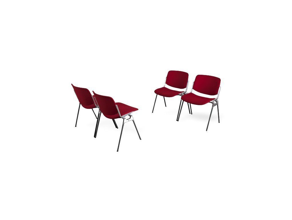 Set Of 4 Castelli Chairs, Giancarlo Piretti Stacking Chairs, Vintage Style photo for sale