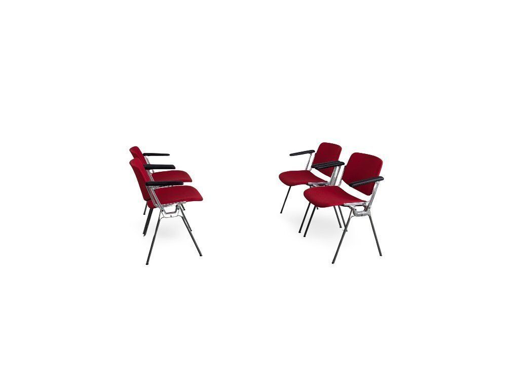 Set Van 4 Castelli Stoelen, Giancarlo Piretti Fauteuils, Vintage Stijl photo 852.0