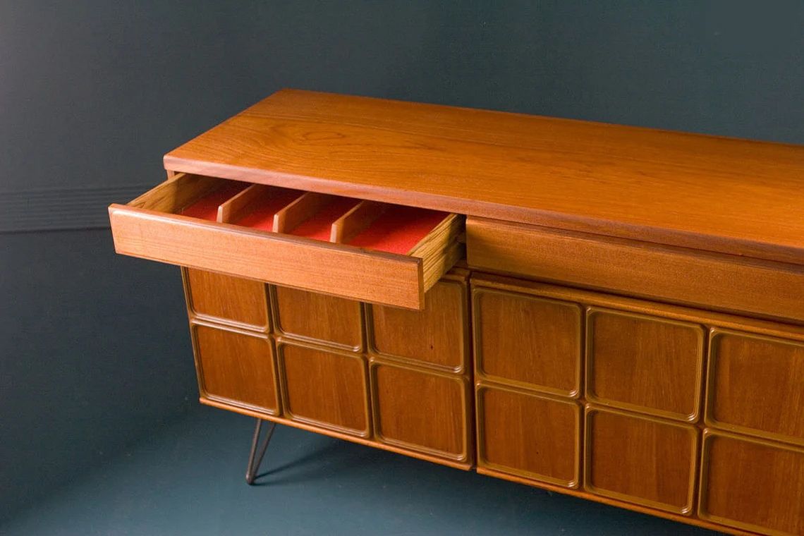 McIntosh Mid Century Retro Teak Sideboard Drinks Tv Record  1970s photo for sale