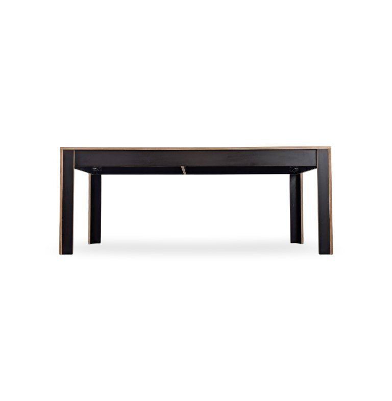 Designer Dining Table Made From Screen Printing Plates, Custom Made By A Carpenter photo furniture