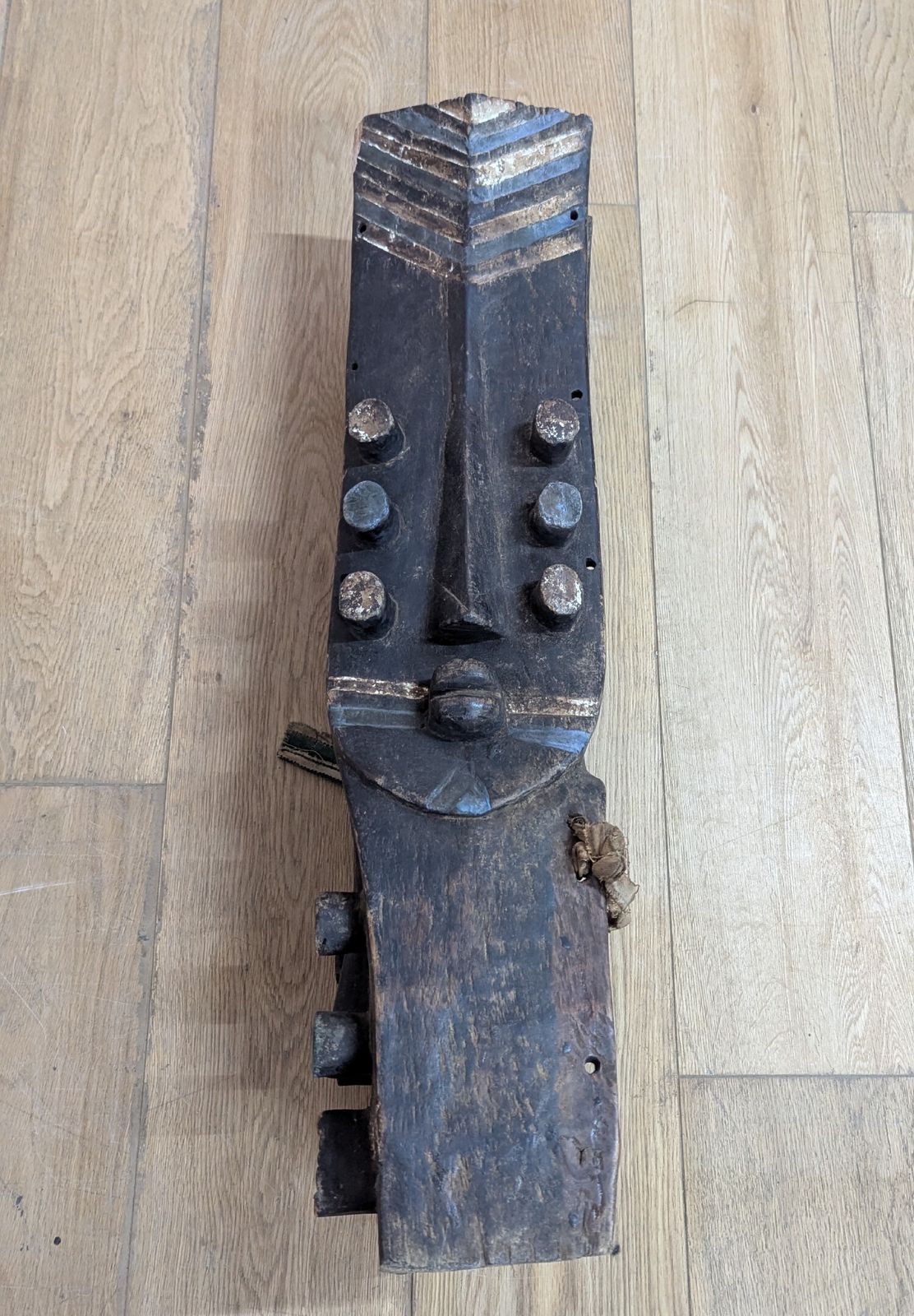 West African Carved Grebo Face Mask photo vintage