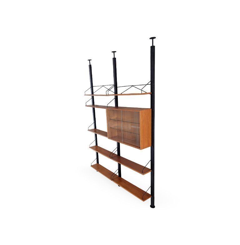Bibliothèque murale Royal Cado Poul Cadovius en teck, années 1960 photo furniture