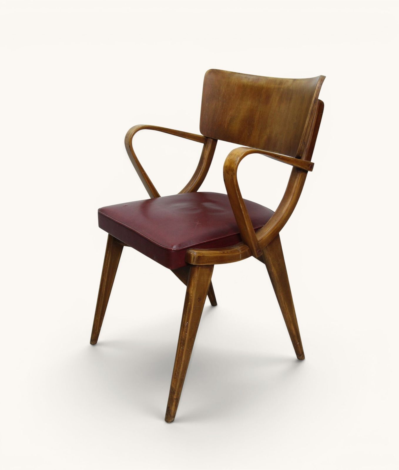 Mid Century Ben Stoe Dining / All Purpose Chair With Arms