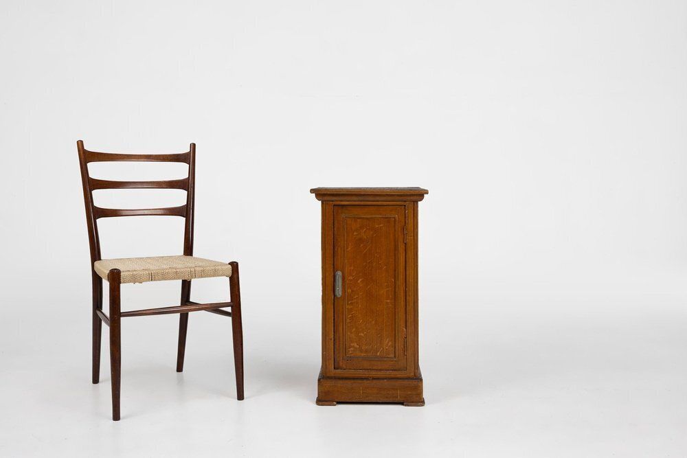 Art Deco French Nightstand In Varnished Wood, 1930s photo furniture
