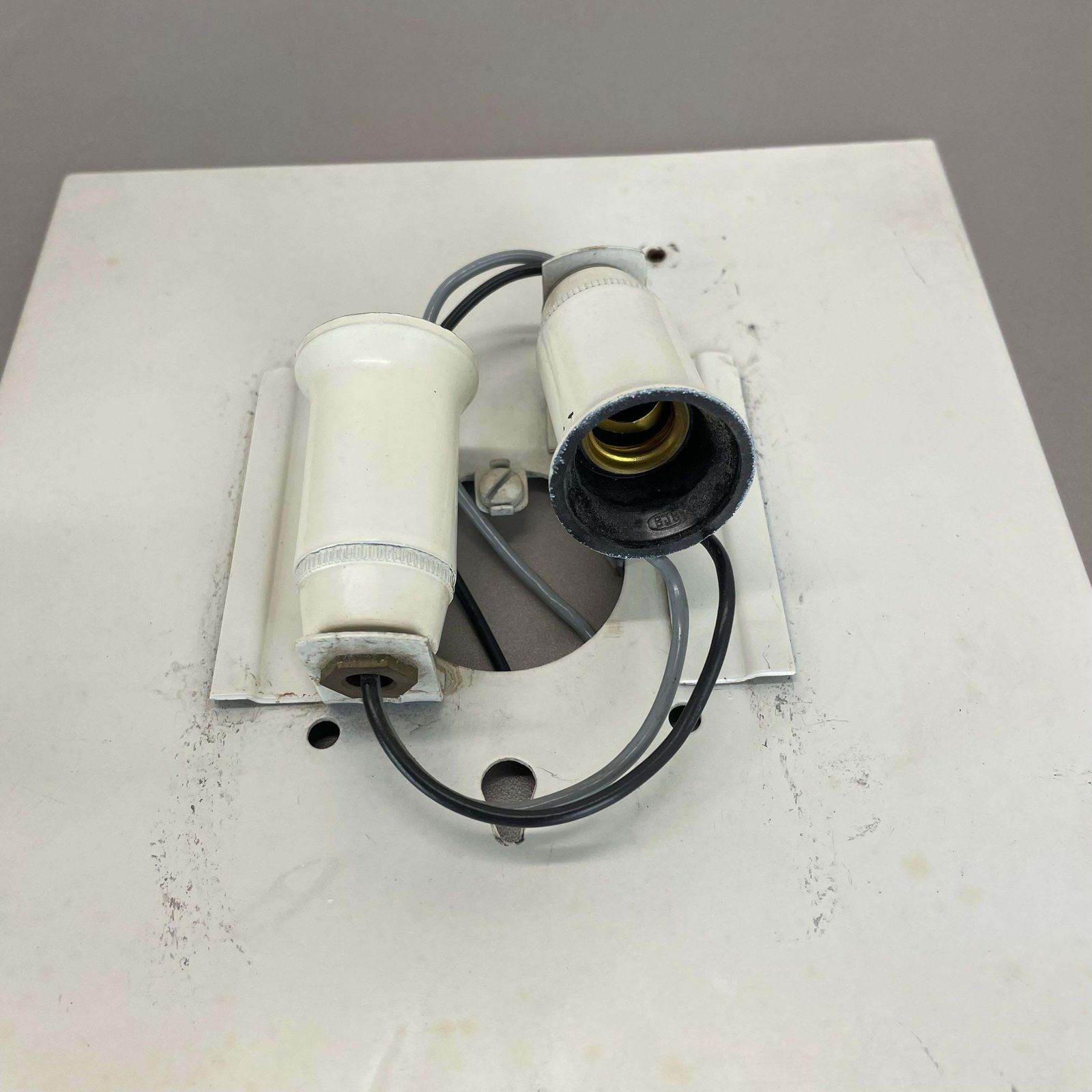 photo furniture Rare Cubic Charlotte Perriand Les Arcs Style Wall Light By Cosack, Germany 1960s