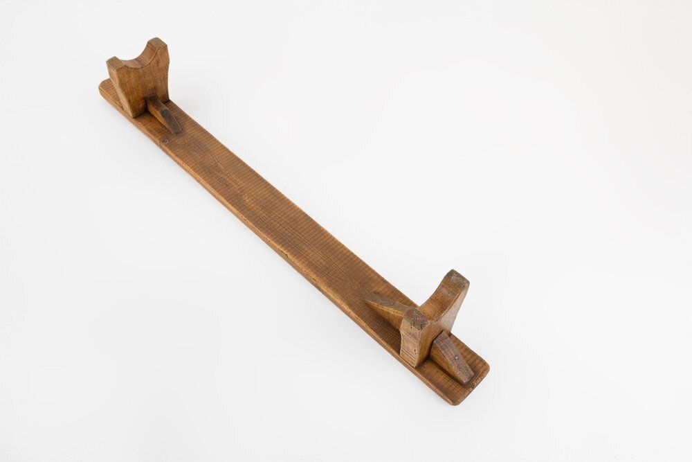 photo for sale Rustic Low Bench In Wood, France, 1850s