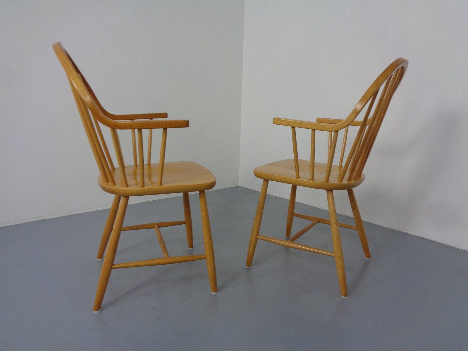 Oak Armchairs By Erik Ole Jørgensen For Tarm Stole Møbelfabrik, Denmark, 1960s, Set Of 2 photo 735.0
