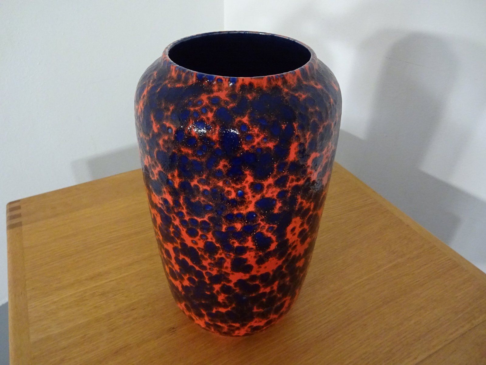 Large Pop Art Ceramic Vase From Scheurich, Germany, 1970s photo for sale
