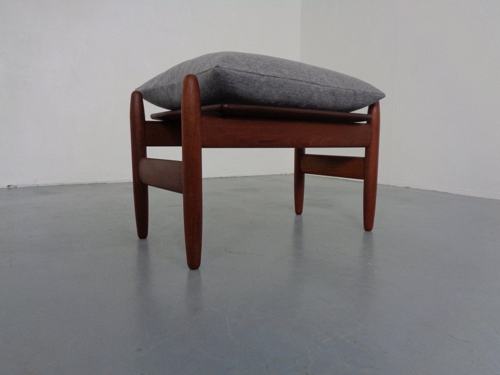 Danish Teak Stool By Hans Olsen For Frem Røjle, 1960s photo Furniture