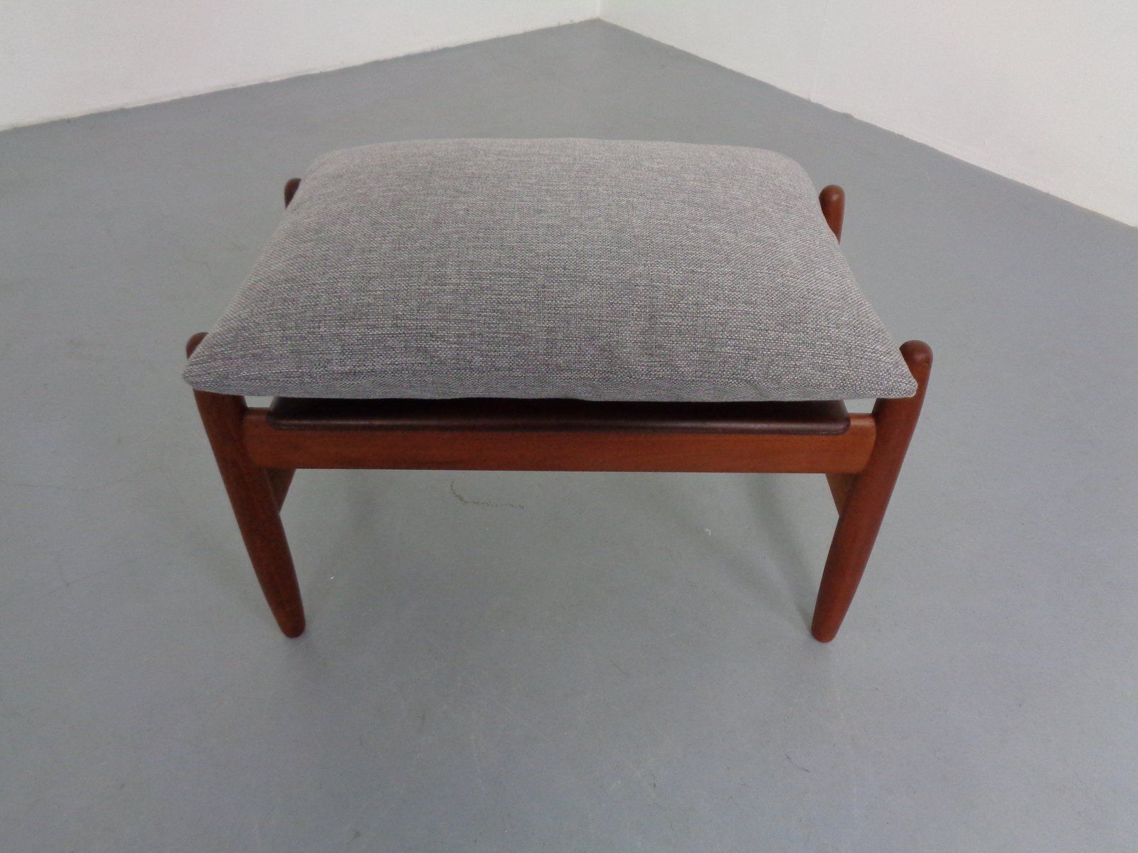 Danish Teak Stool By Hans Olsen For Frem Røjle, 1960s photo vinterior