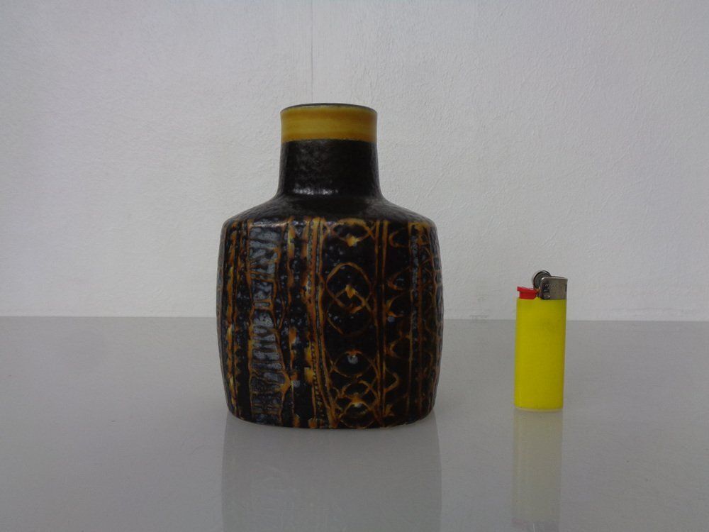 Baca Fajance Studio Ceramic Vase By Nils Thorsson For Royal Copenhagen Denmark 1960s photo 190.0