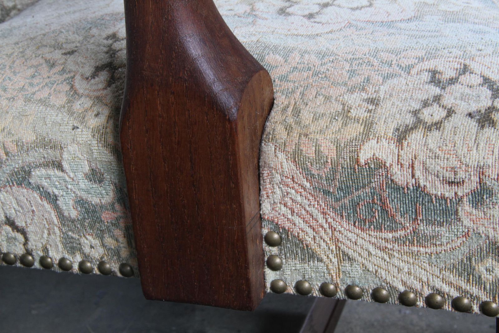 Vintage Danish Art Deco Cabinet Maker Sofa In Oak   1940s Made In Denmark photo vintage