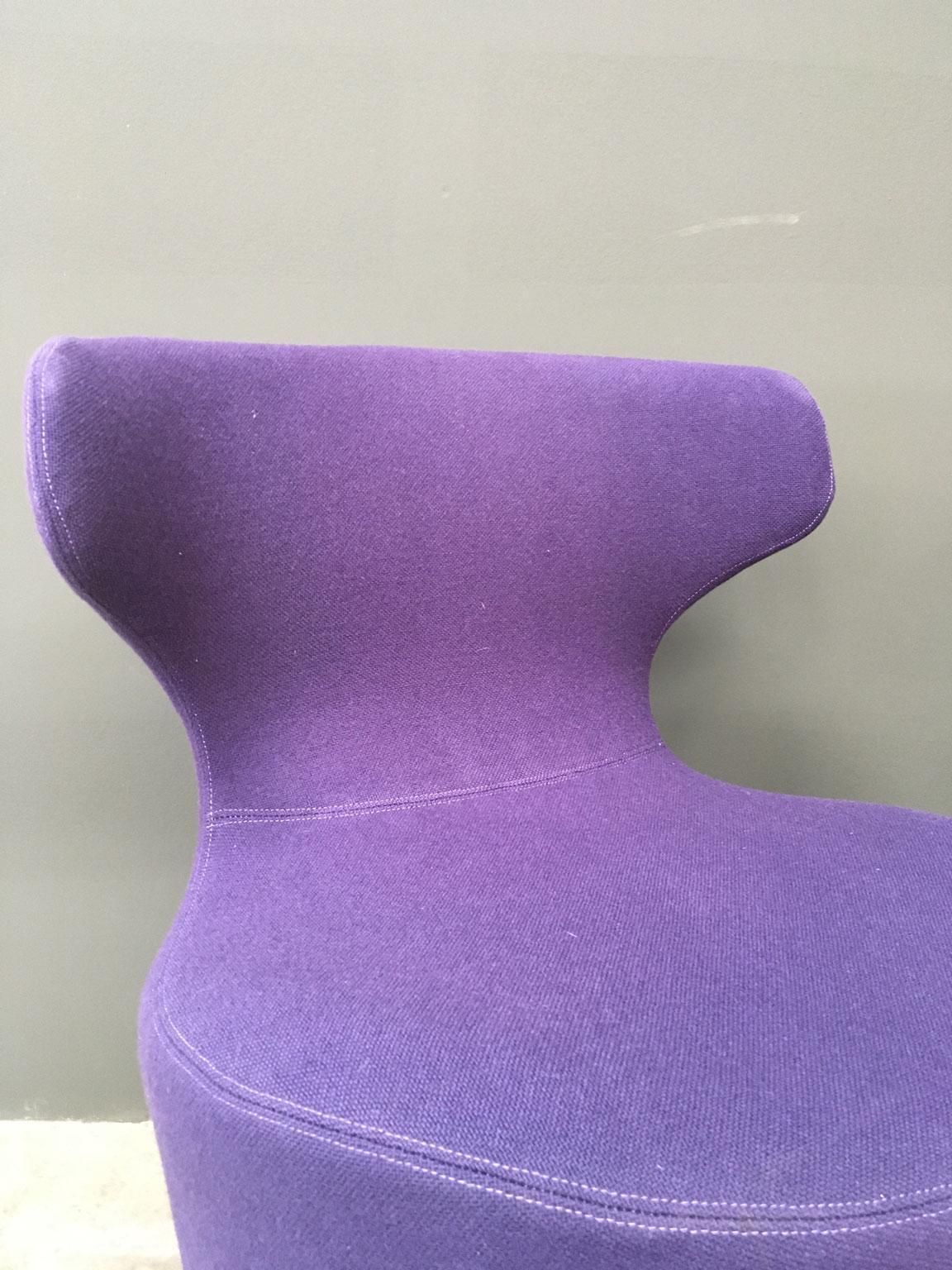 Italy Violet Fabric Set Of 2 Armchairs By B&B Italia, 2020 photo buy