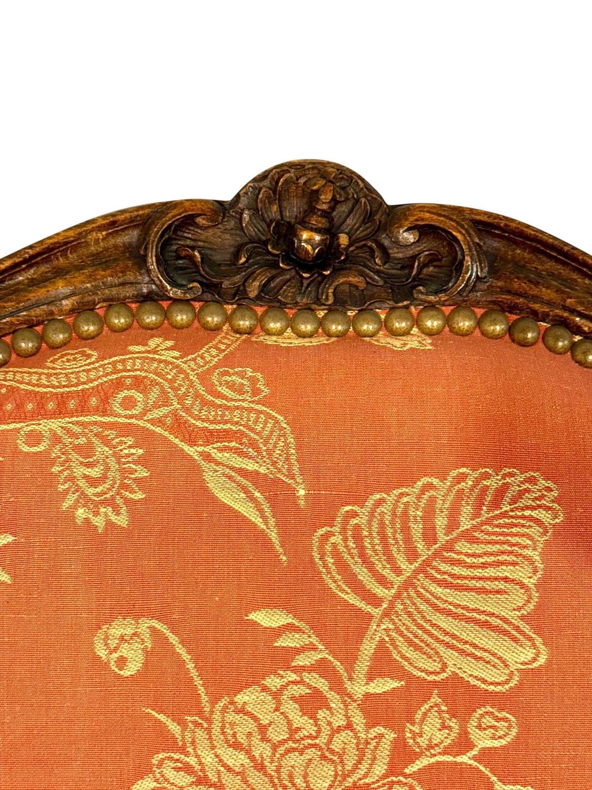 Louis XV Style Pair Of Carved Walnut Side Chairs, France C.1880 photo vinterior