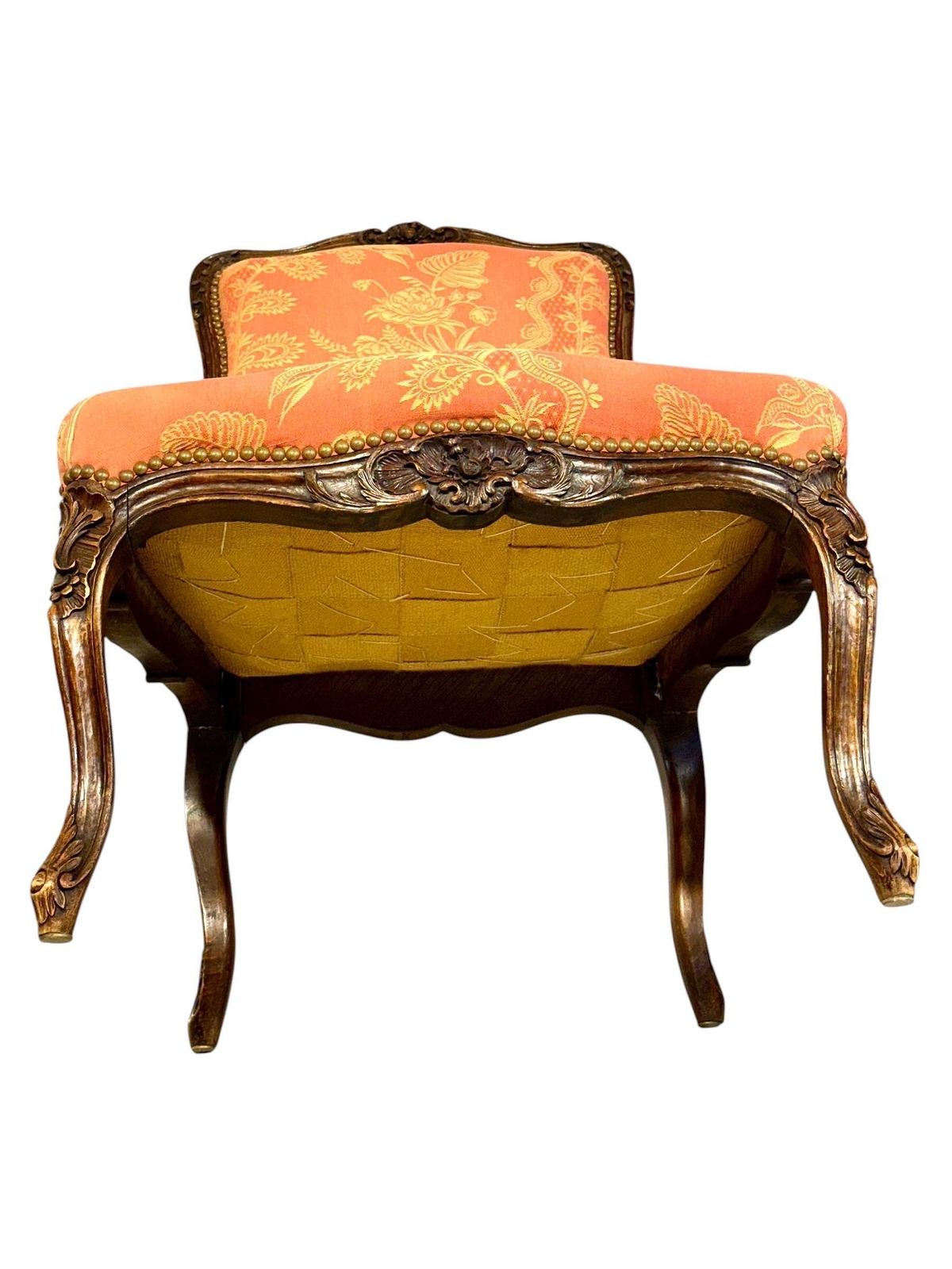 Furniture Louis XV Style Pair Of Carved Walnut Side Chairs, France C.1880 photo