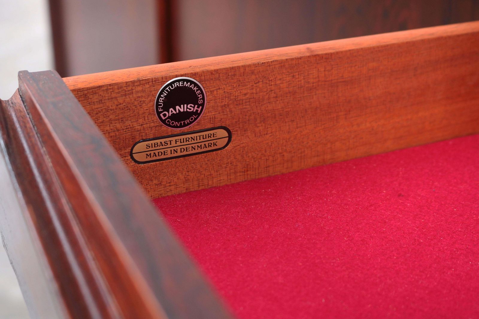 photo for sale Rare Danish Design Model: Os29 Sideboard By Arne Vodder For Sibast Rosewood 1950