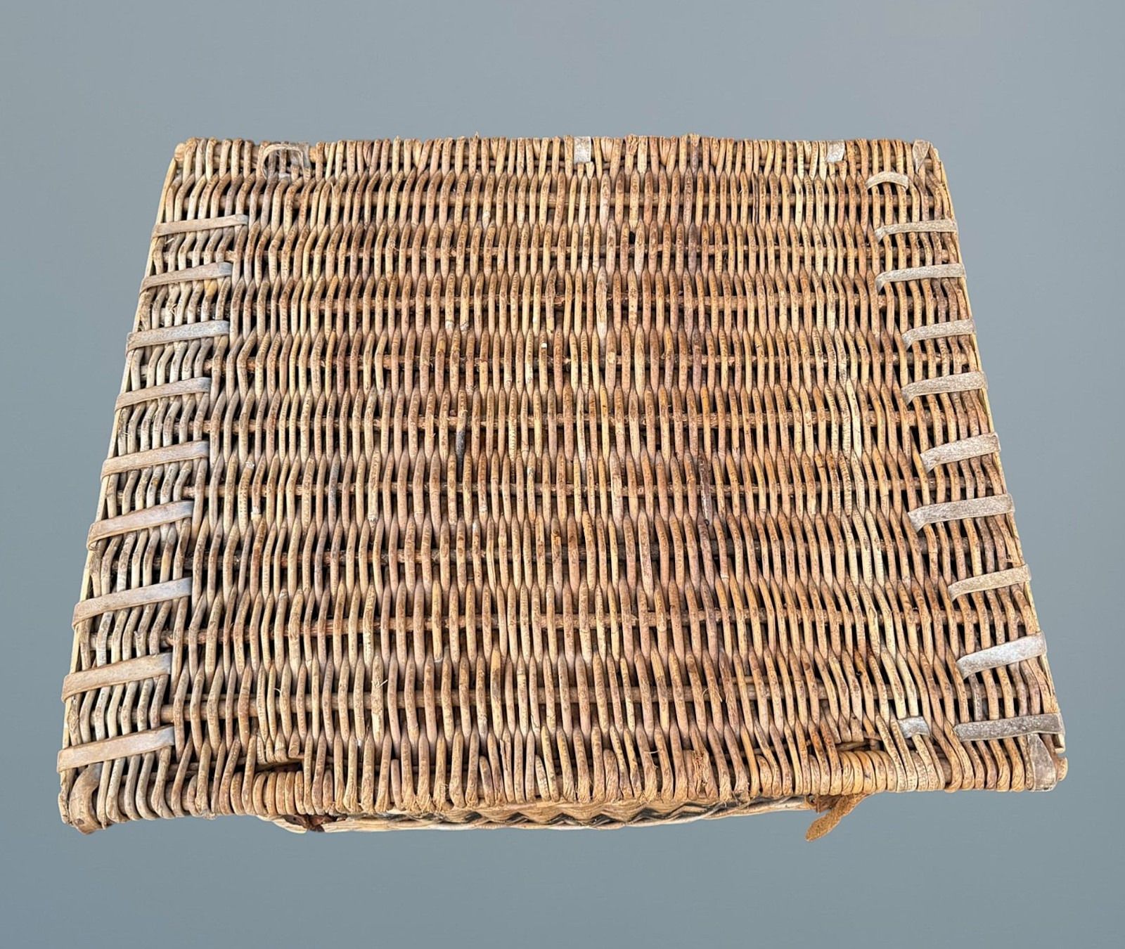 Home Decor Large Antique Wicker Log Basket photo