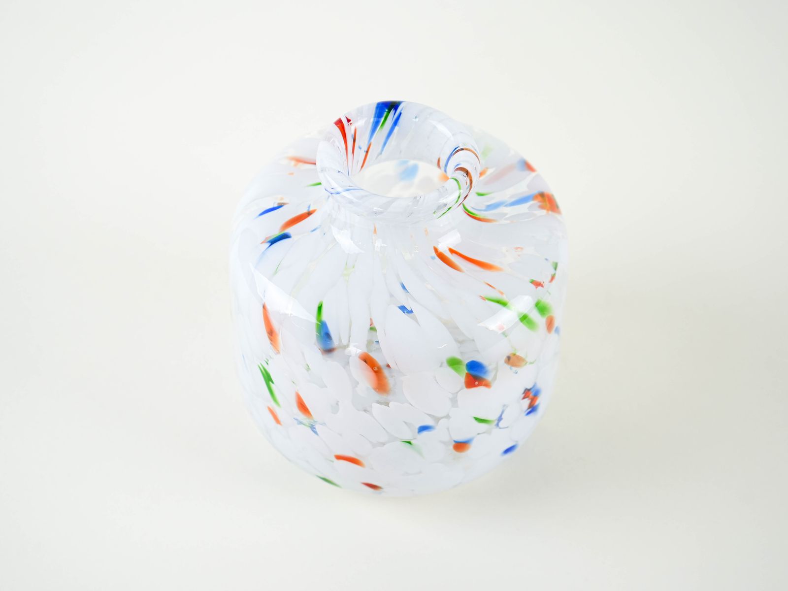 Mosaic Glass Vase, Danish Design, 1970s, Made In Denmark photo 339.0