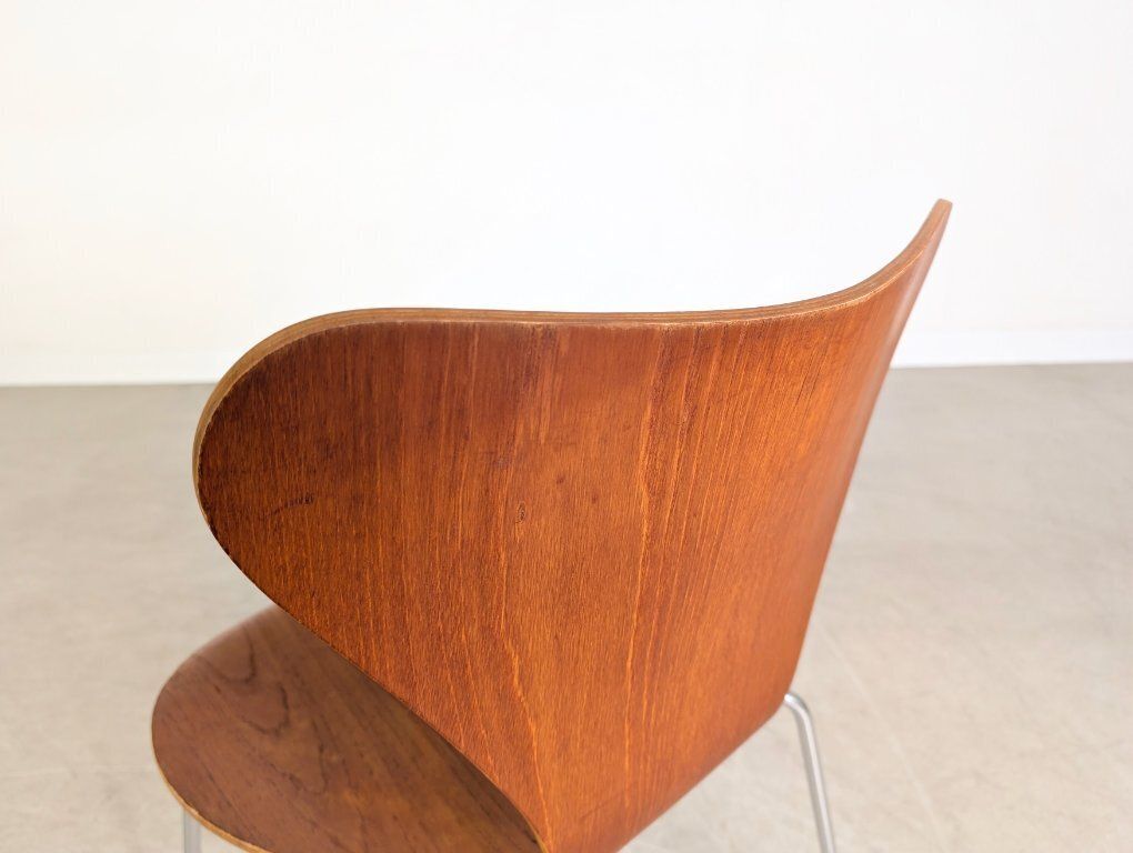 photo vinterior Lot de 4 chaises mid-century Fritz Hansen modèle 3107 en teck, par Arne Jacobsen