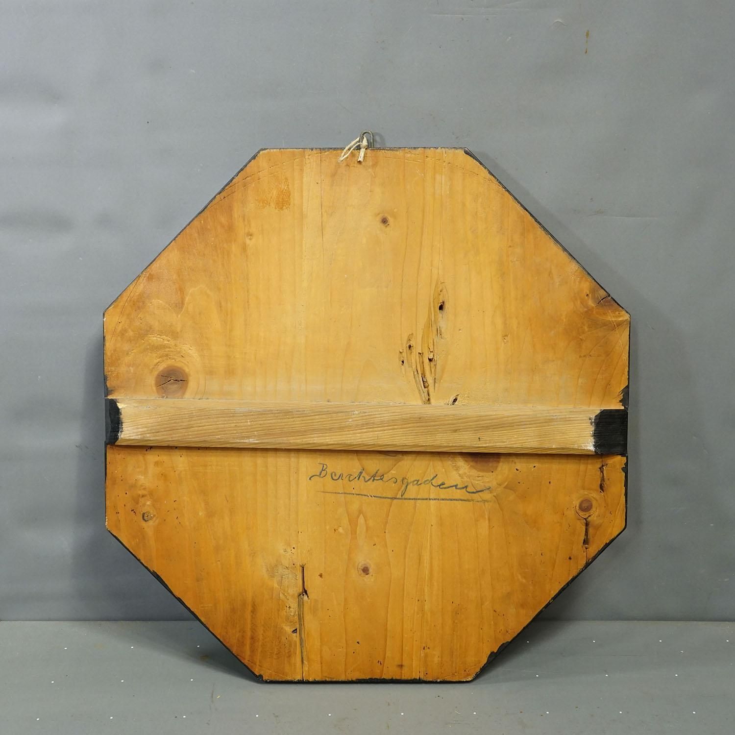 Antique Honor Target With Alpine Landscape And Chalet, Germany 1933 photo vinterior