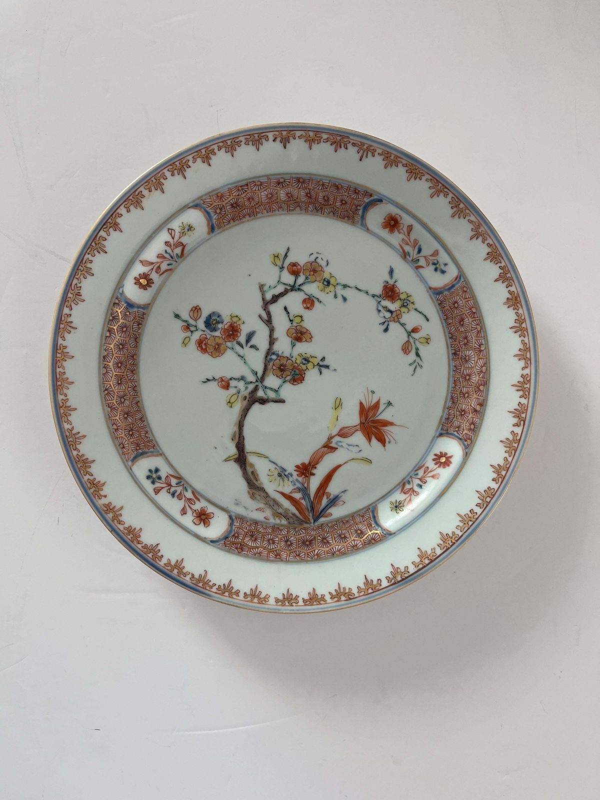 Chinese Kangxi Period Famille Verte Plate With Kakiemon Prunus Design, Ca 1690 photo buy