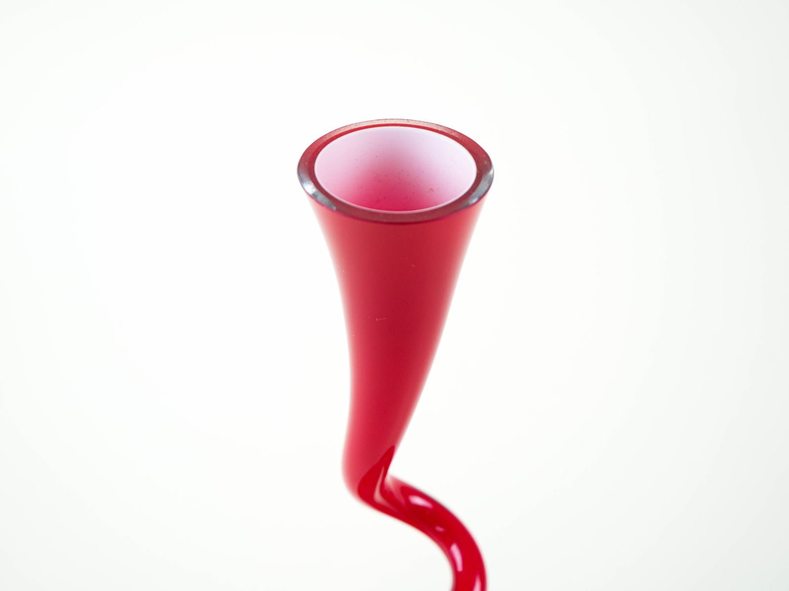 Red Vase, Swing Vase, Danish Design, Manufactured By Normann Copenhagen, Designed By Britta Bonnesen photo vinterior