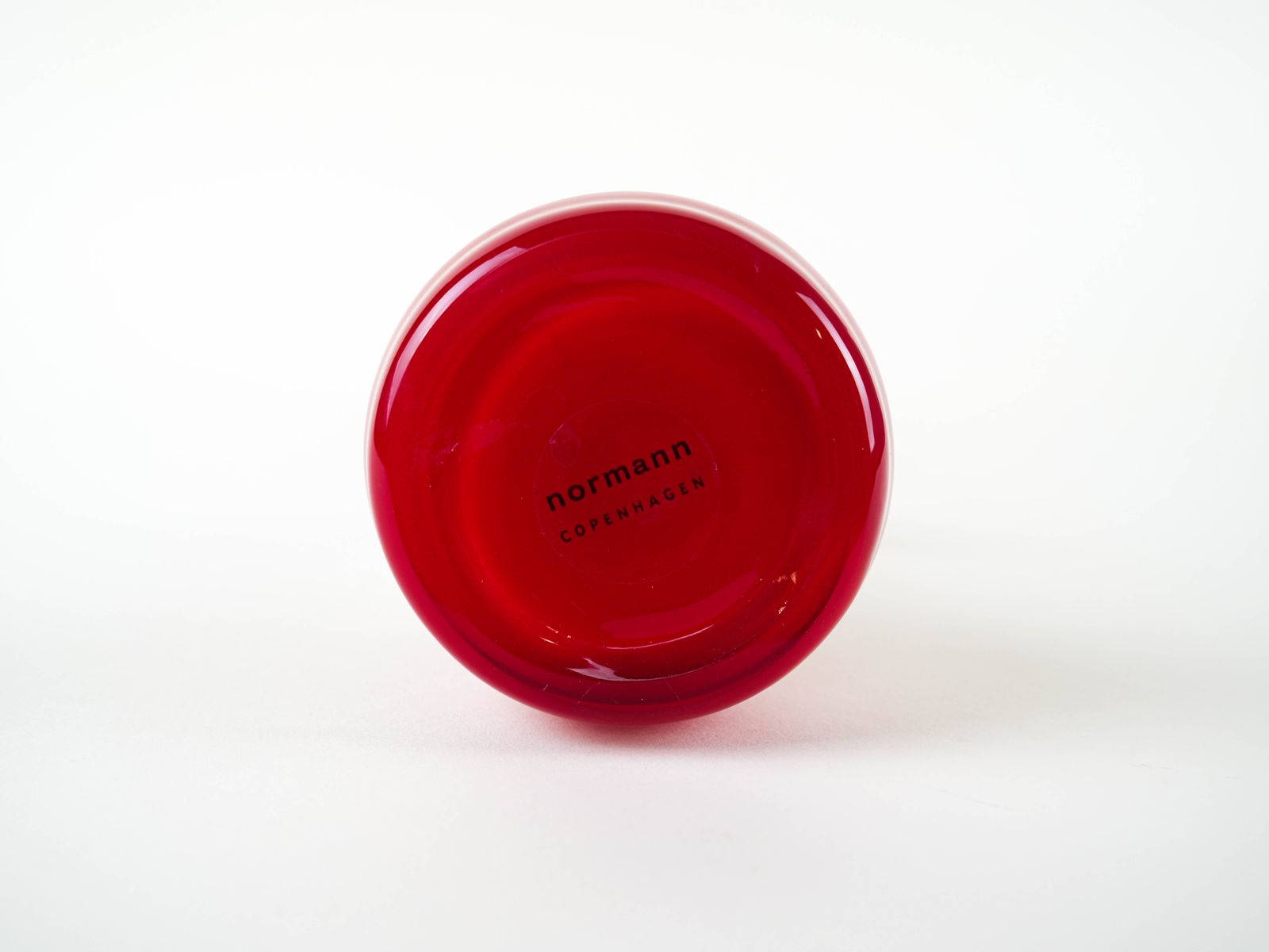 Red Vase, Swing Vase, Danish Design, Manufactured By Normann Copenhagen, Designed By Britta Bonnesen photo buy