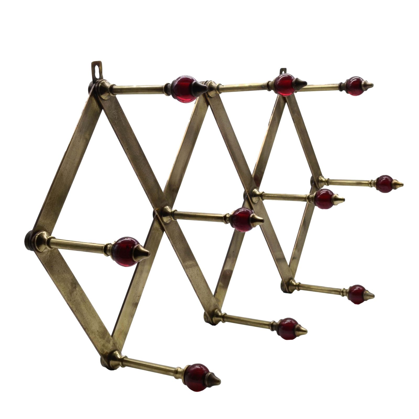 Luigi Caccia Dominioni Wall Coat Stand Mod At4 Manufacturer Azucena 1950 photo furniture