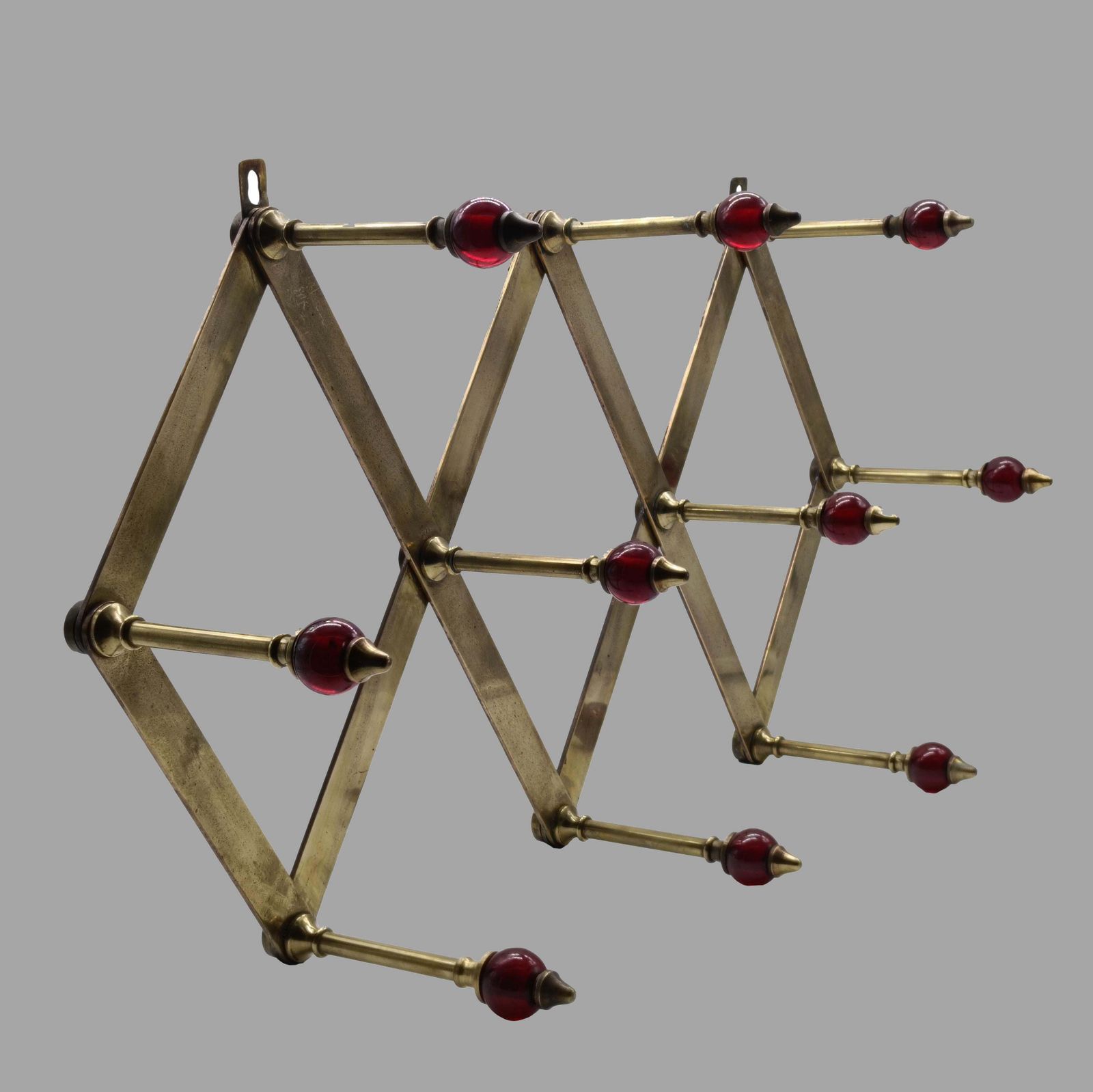Luigi Caccia Dominioni Wall Coat Stand Mod At4 Manufacturer Azucena 1950 photo for sale