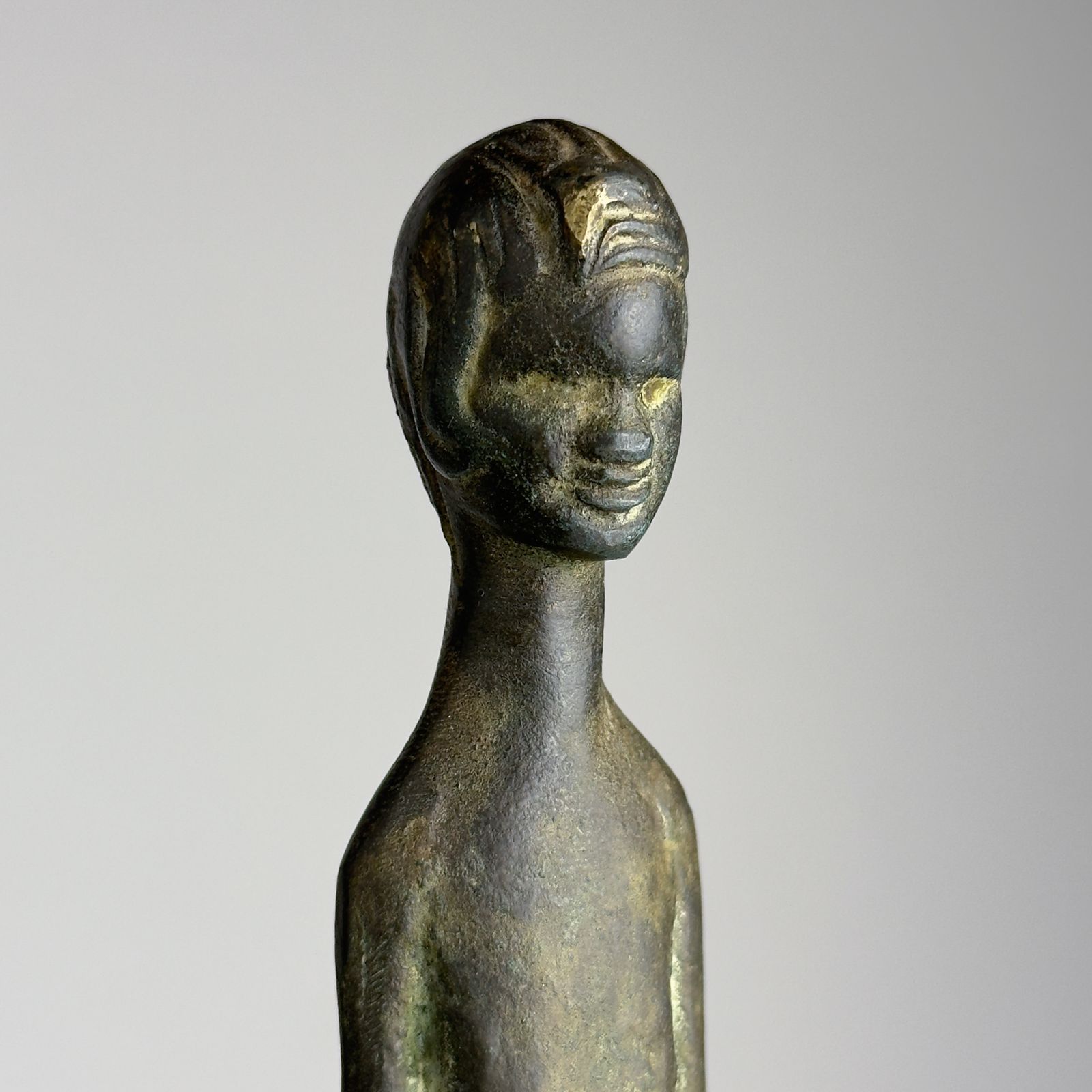 Vintage bronzen sculptuur Ombra della Sera, Italië ca. jaren 1950–1970 photo furniture