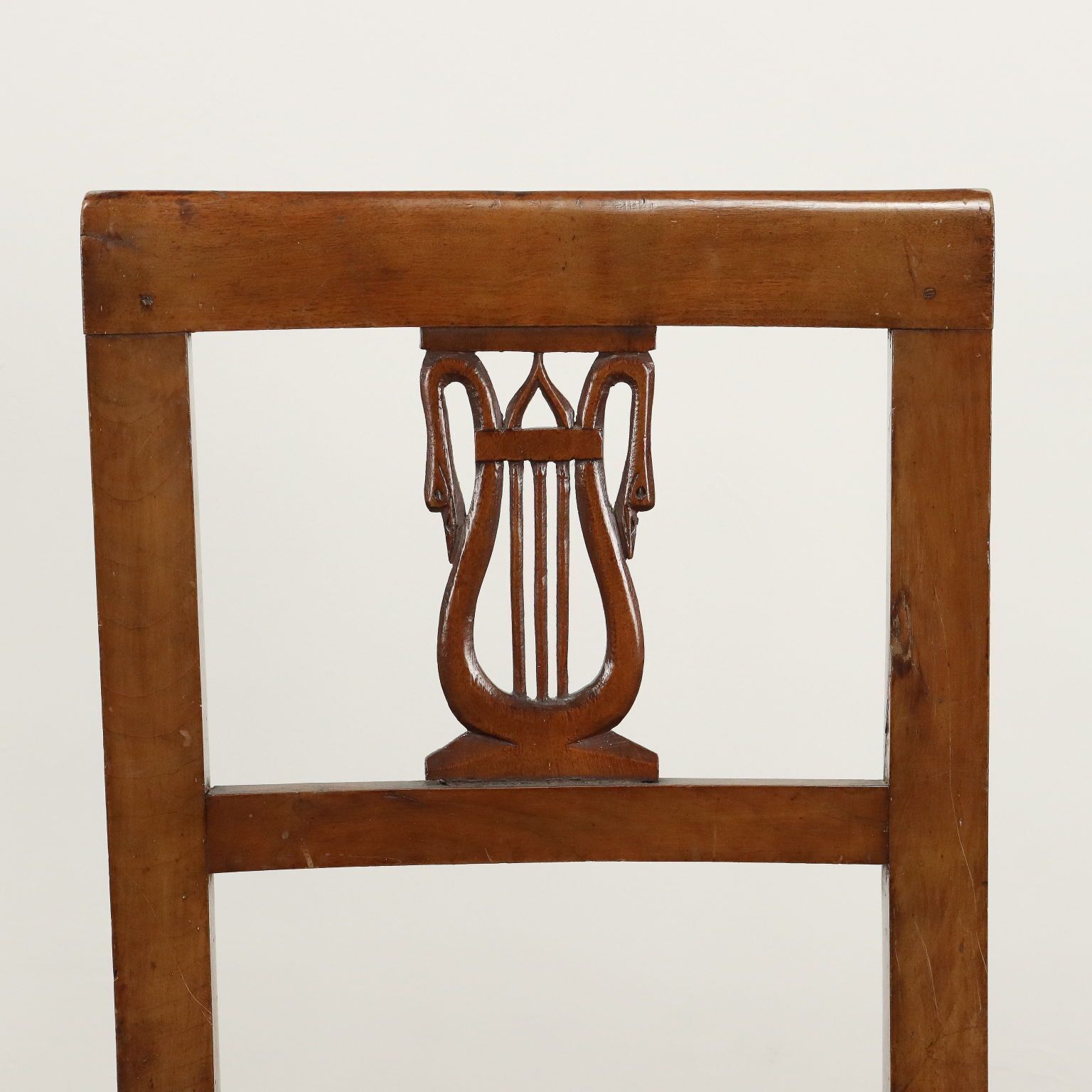 Chaises d'époque Directoire en noyer, paille de Vienne, à restaurer, XVIIIe siècle photo Mobilier