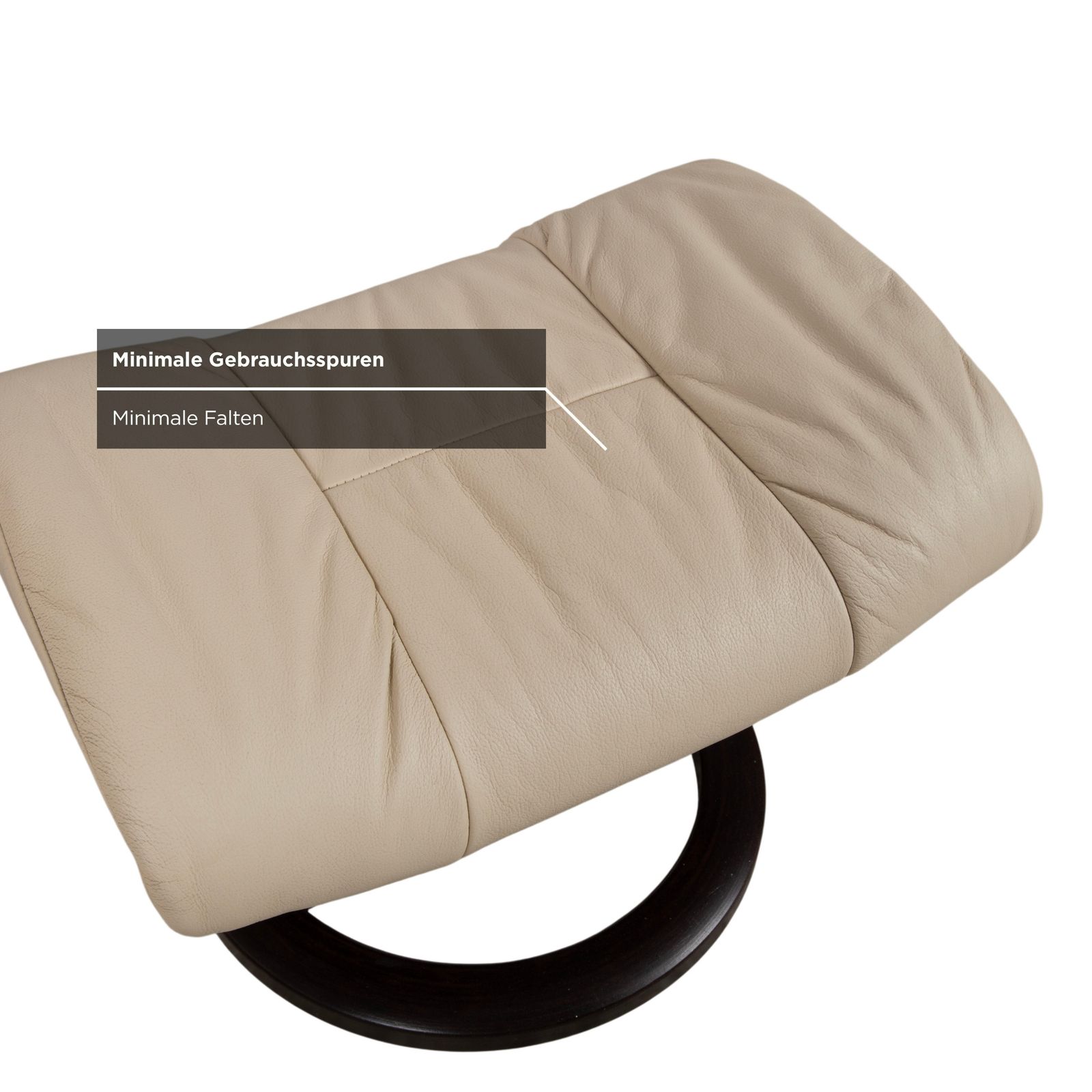 Mobilier Fauteuil Stressless Mayfair en cuir, crème beige coquille d'œuf photo