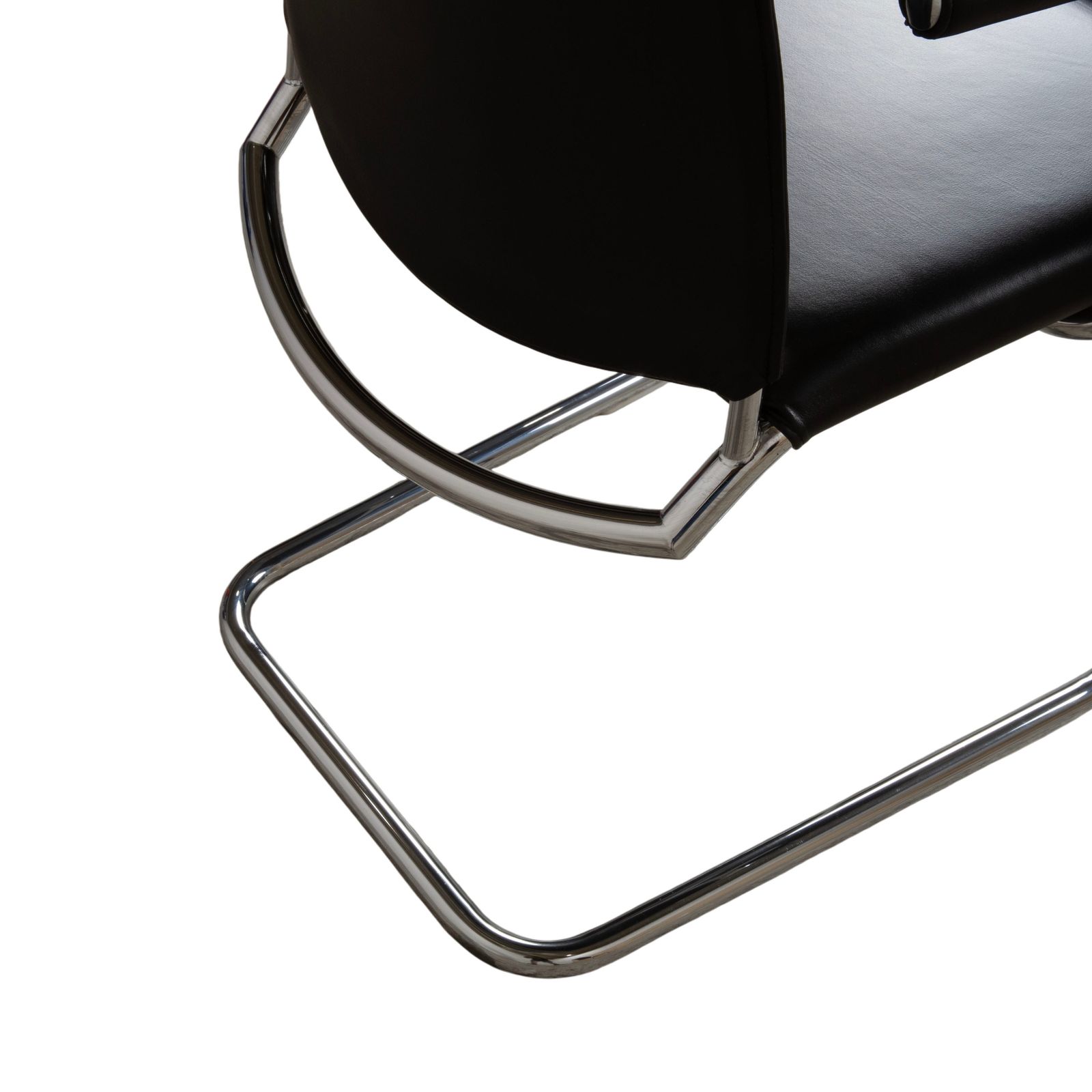 Mobilier Lot de 6 chaises en cuir Draenert, noires photo