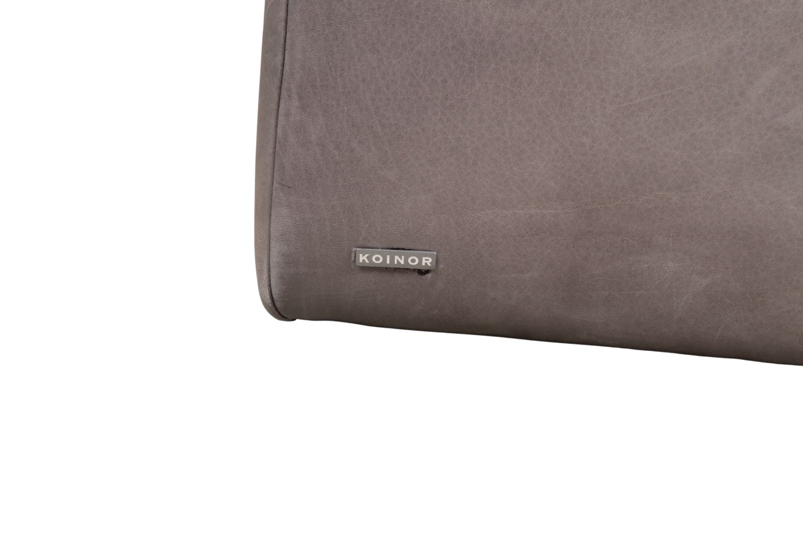 Banc Koinor en cuir gris anthracite photo buy