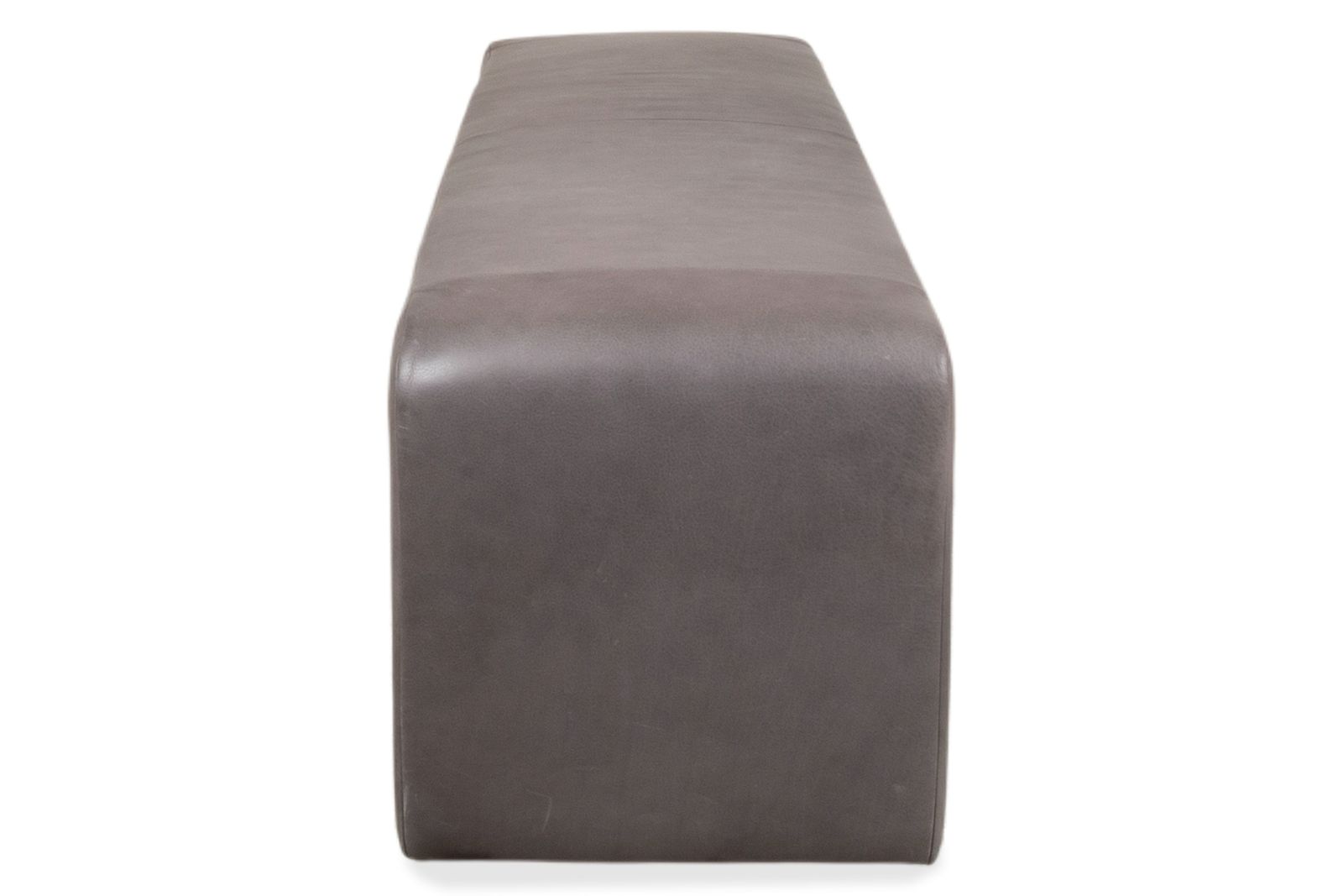 photo for sale Banc Koinor en cuir gris anthracite