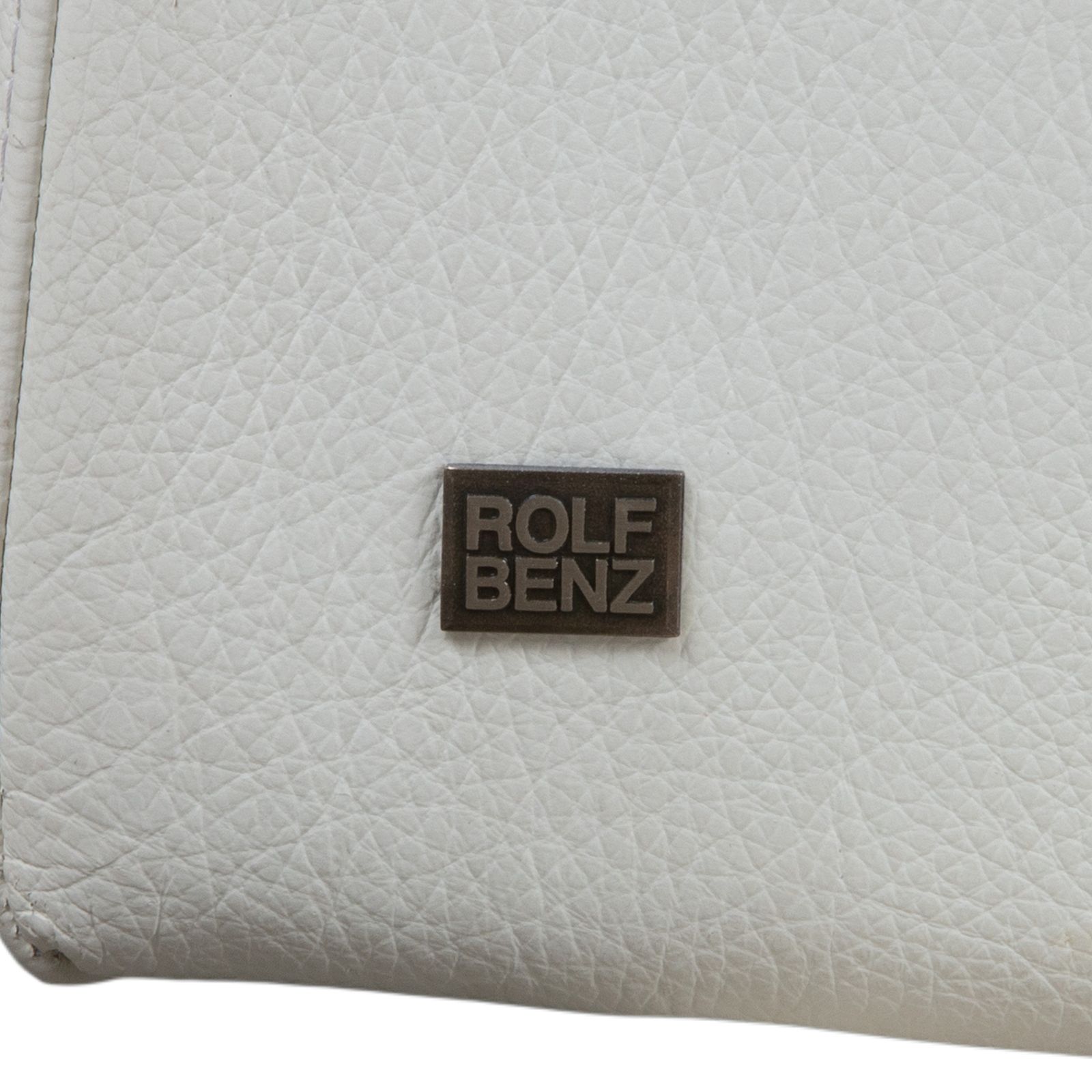 Rolf Benz 4000 Tweezitsbank Leer Crèmewit photo vintage