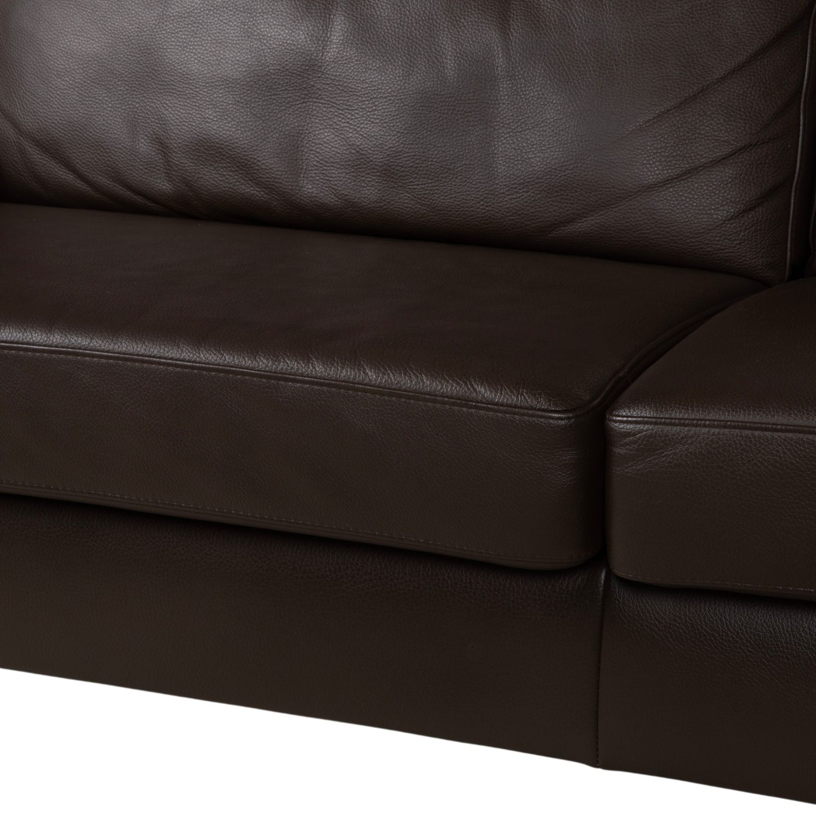 photo for sale Canapé d'angle Ewald Schillig Concept Plus en cuir marron, appuie-têtes à réglage manuel
