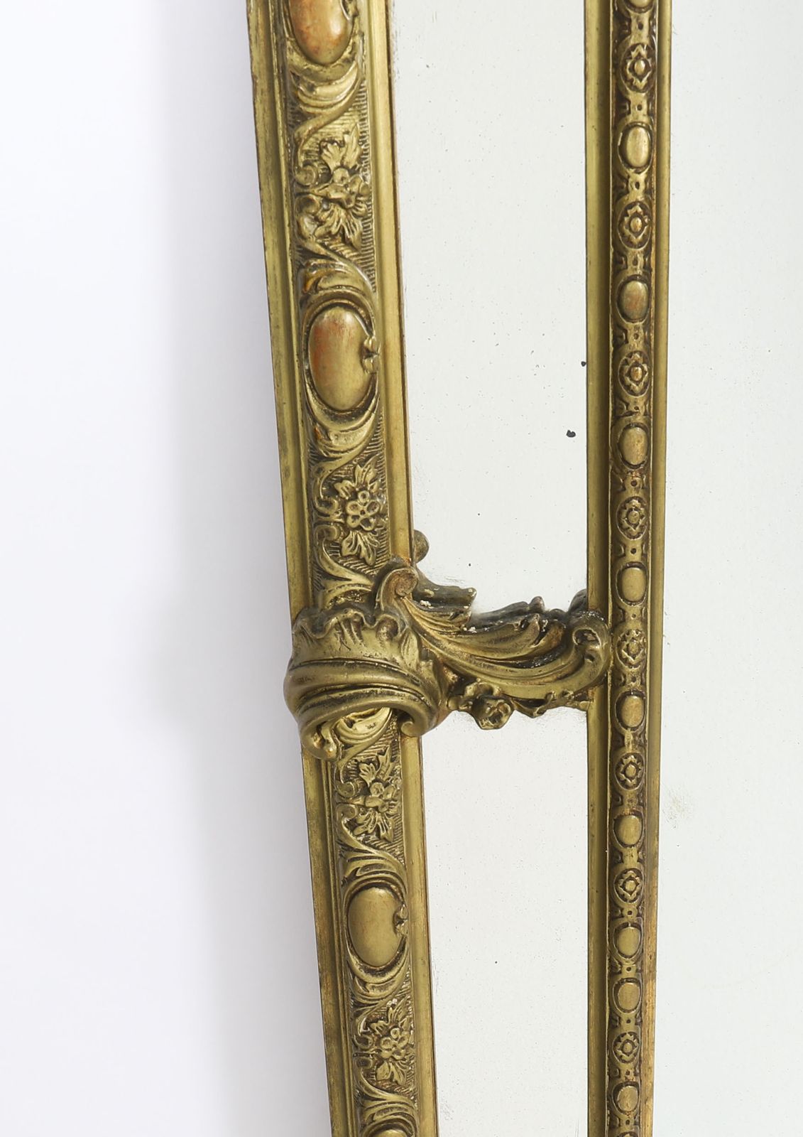 Antique Giltwood Louis Revival Overmantel Mirror C1860 169 X 105cm photo vintage