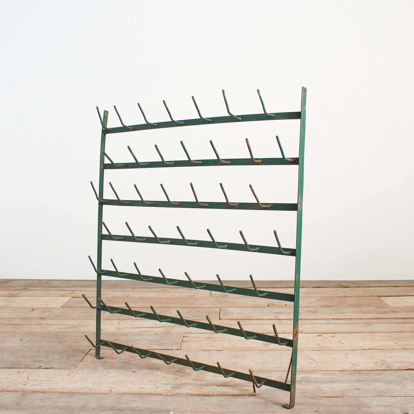 Antique Wall Bottle Drying Rack  A.