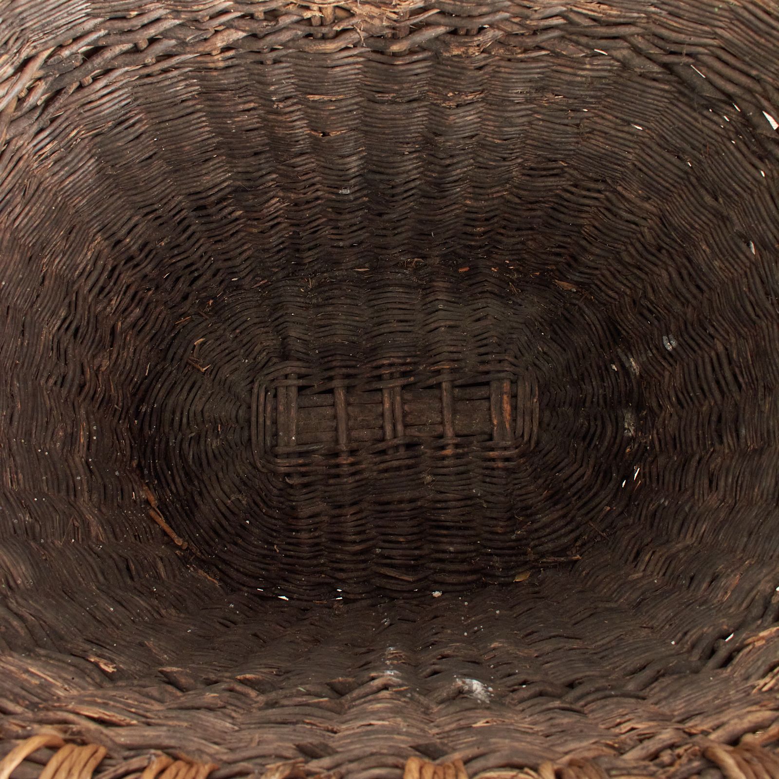 Antique French Champagne Grape Harvest Log Basket – Ad. photo buy